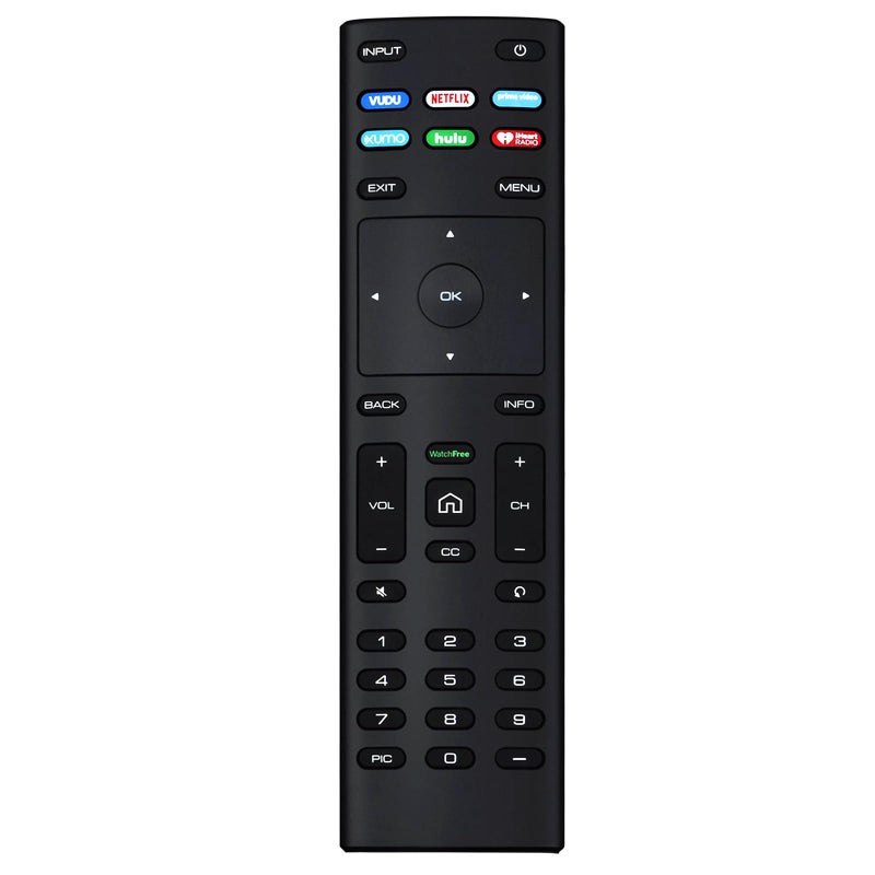 AULCMEET جهاز تحكم عن بعد بديل متوافق مع تلفاز VIZIO Watchfree الذكي M507-G1 D32h-G9 PX65-G1 V556-G1 V436-G1 D55-F2f D50-F1 PX75-G1 D40f-F1 M65-F0 D55-F2 P759-G1 D24f-E1 D24h-E1 D32f-E1 D39f-E1 D40f-E1 - Image 1